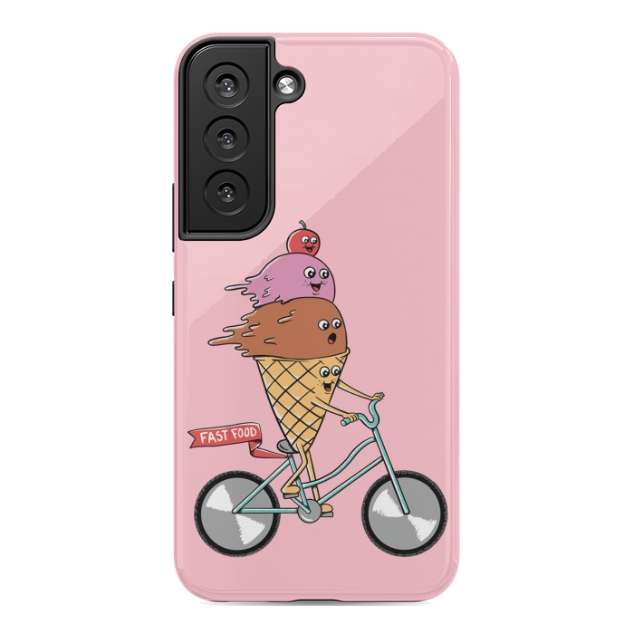 Galaxy S22 StrongFit Ice cream fast food rose by Coffee Man