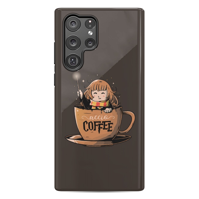 Galaxy S22 Ultra StrongFit Accio Coffee by eduely