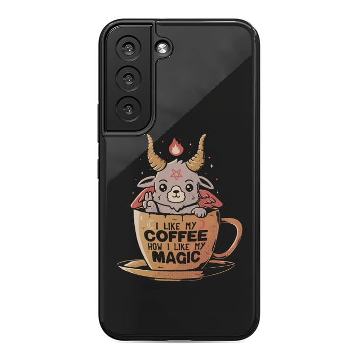 Galaxy S22 StrongFit Black Coffee by eduely