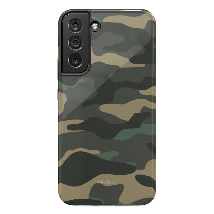 Galaxy S22 plus StrongFit Green Camo by ArtsCase