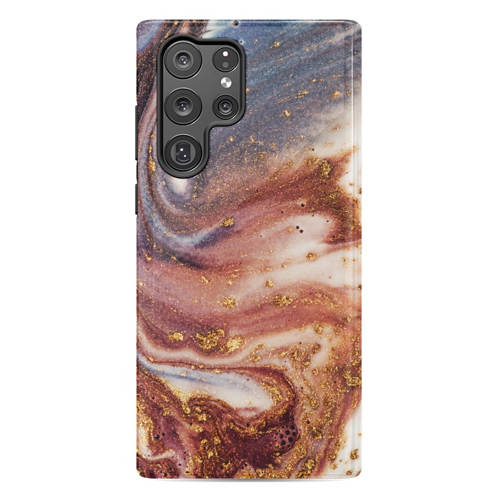 Galaxy S22 Ultra StrongFit Marble Sand by ArtsCase