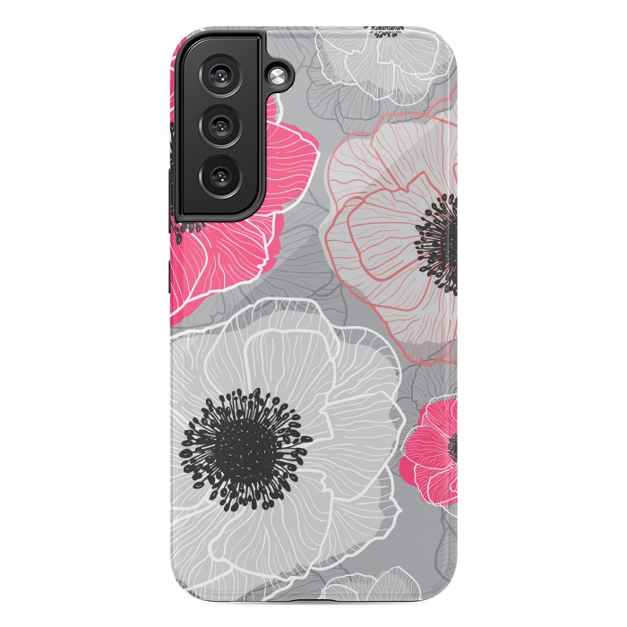 Galaxy S22 plus StrongFit Colorful Anemones Wildflower G603 by Medusa GraphicArt