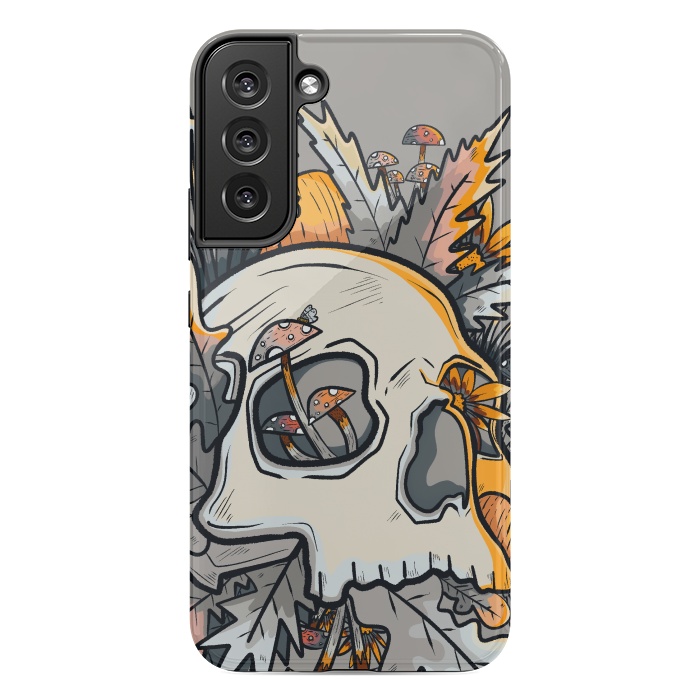 Galaxy S22 plus StrongFit The mushrooms and skull by Steve Wade (Swade)