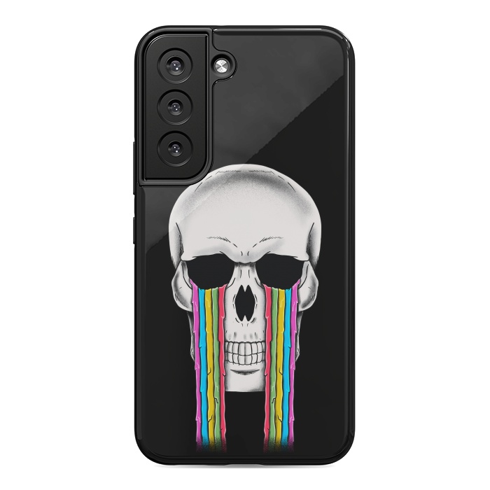 Galaxy S22 StrongFit Skull Crying by Coffee Man