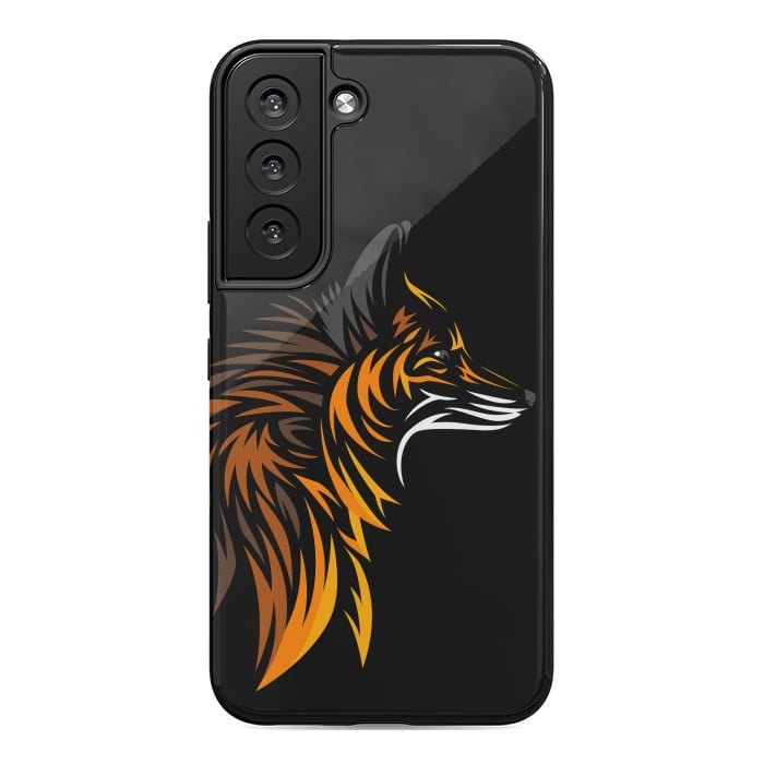 Galaxy S22 StrongFit Tribal fox face by Alberto