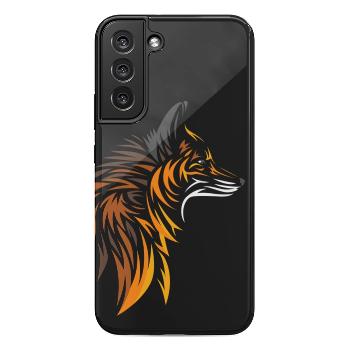 Galaxy S22 plus StrongFit Tribal fox face by Alberto