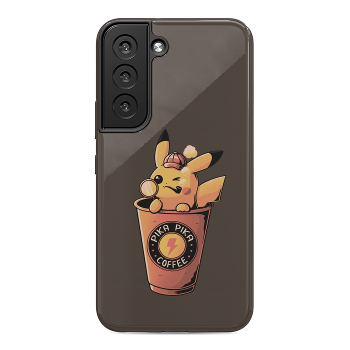 Galaxy S22 StrongFit Pika Pika Coffee by eduely