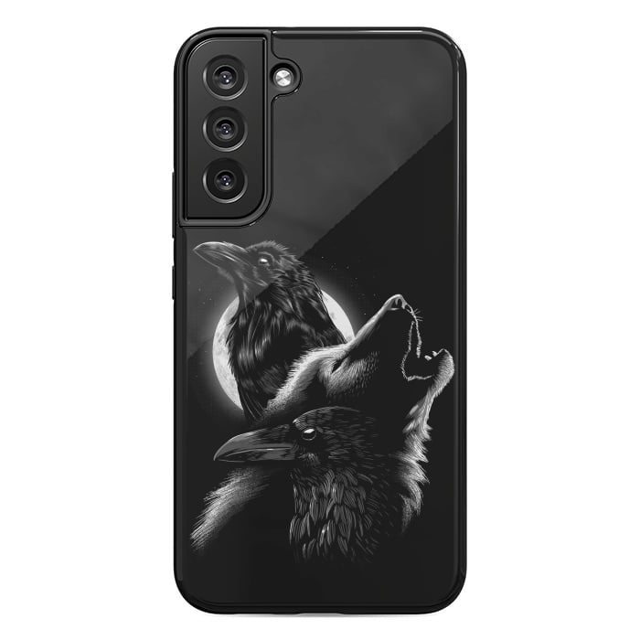Galaxy S22 plus StrongFit Wolf crow by Alberto