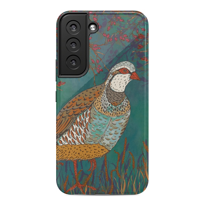 Galaxy S22 StrongFit Partridge by Lotti Brown