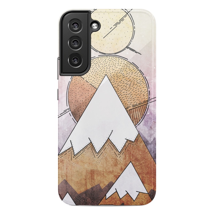 Galaxy S22 plus StrongFit Metal Mountains by Steve Wade (Swade)