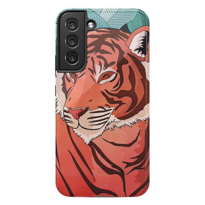 Galaxy S22 plus StrongFit Tiger in the jungle  by Steve Wade (Swade)