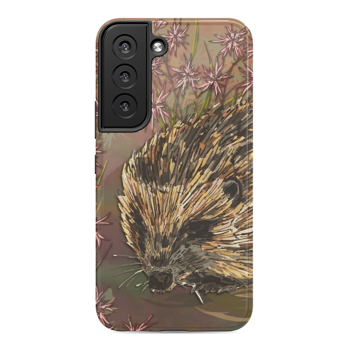 Galaxy S22 StrongFit Sweet Hedgehog by Lotti Brown