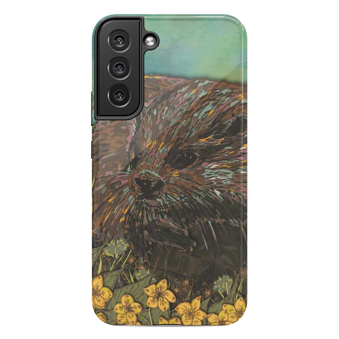 Galaxy S22 plus StrongFit Otter by Lotti Brown