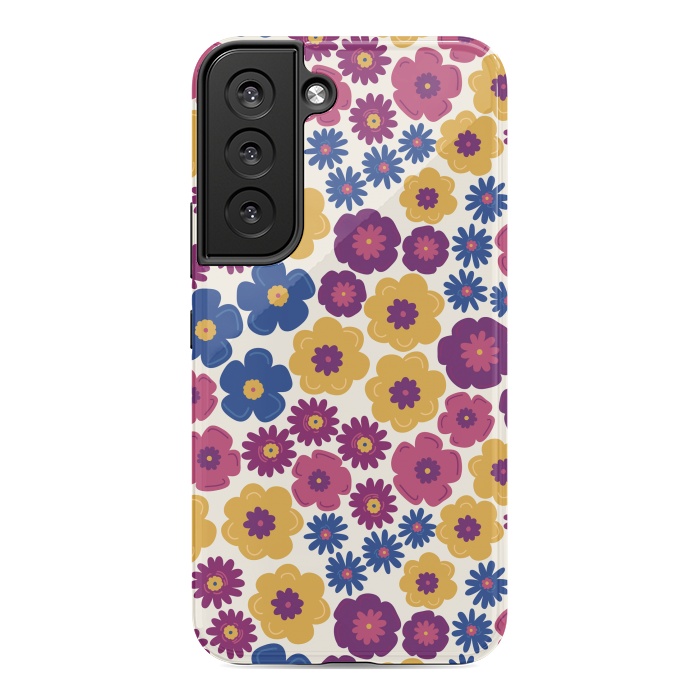 Galaxy S22 StrongFit Pop Floral by TracyLucy Designs