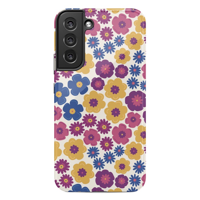 Galaxy S22 plus StrongFit Pop Floral by TracyLucy Designs