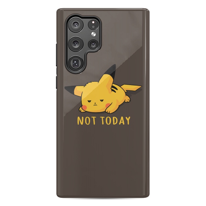 Galaxy S22 Ultra StrongFit Pikachu Not Today by eduely