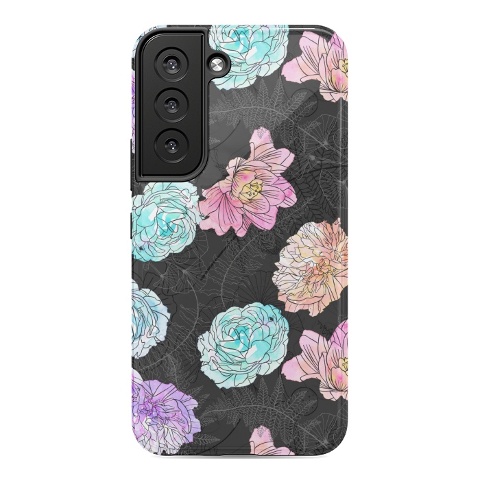 Galaxy S22 StrongFit Color Pop Floral by Noonday Design