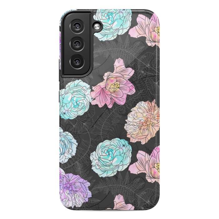 Galaxy S22 plus StrongFit Color Pop Floral by Noonday Design