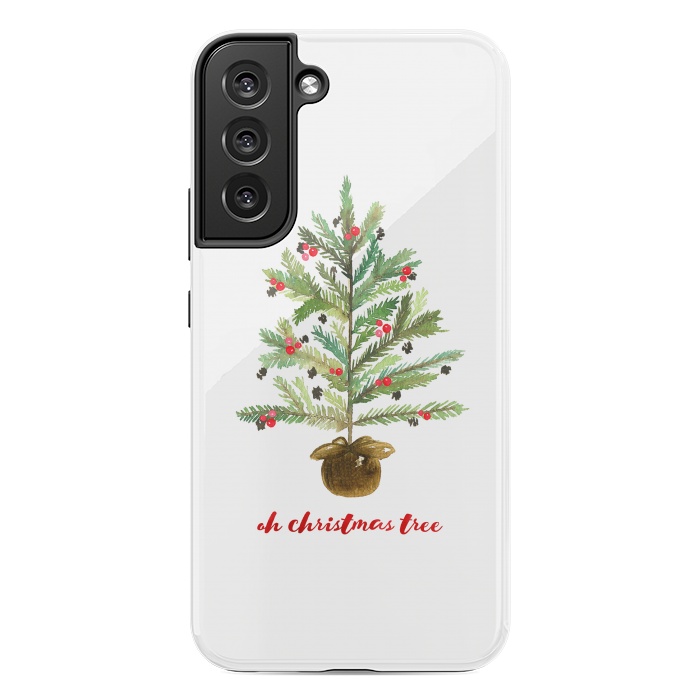 Galaxy S22 plus StrongFit Oh Christmas Tree by Noonday Design