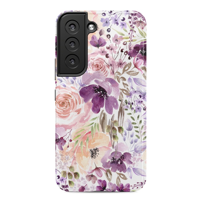 Galaxy S22 StrongFit Floral Chaos by Anis Illustration