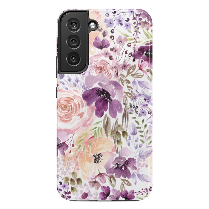 Galaxy S22 plus StrongFit Floral Chaos by Anis Illustration