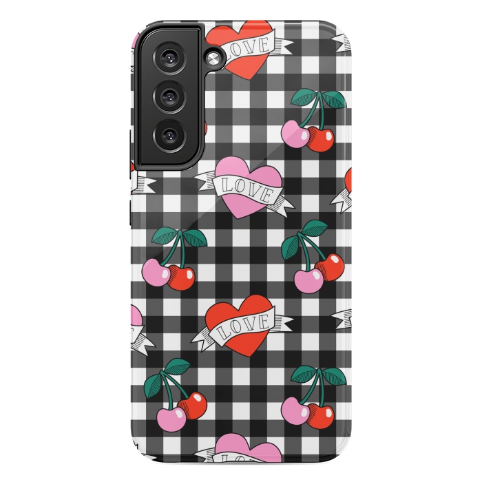 Galaxy S22 plus StrongFit Love heart by Laura Grant