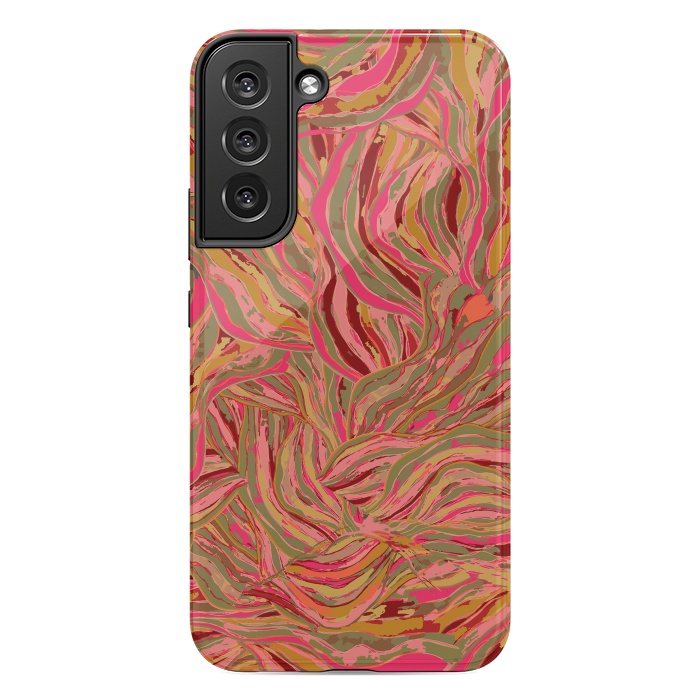 Galaxy S22 plus StrongFit Rocky Ripples Carnival by Lotti Brown