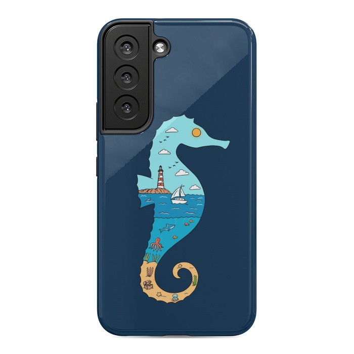 Galaxy S22 StrongFit SeahorseNature by Coffee Man