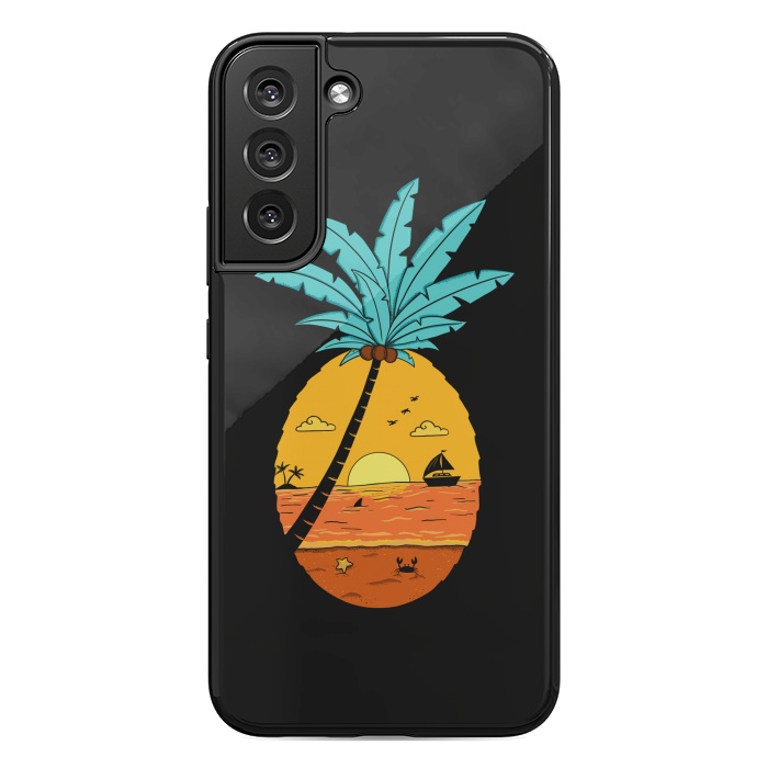 Galaxy S22 plus StrongFit Pineapple Nature Black by Coffee Man