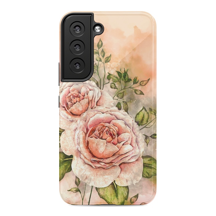 Galaxy S22 StrongFit Behind The Rose by Creativeaxle
