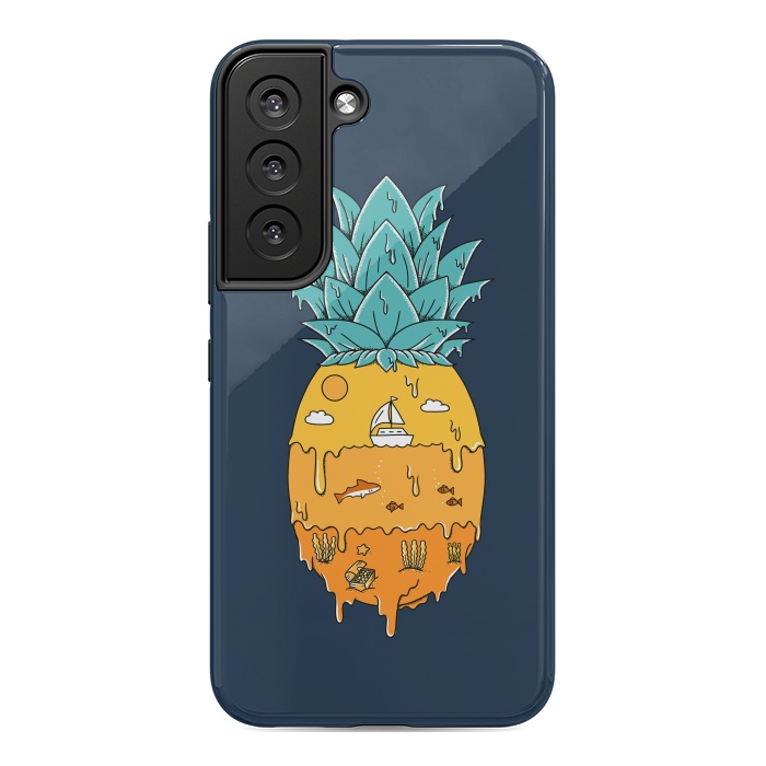 Galaxy S22 StrongFit Pineapple Landscape by Coffee Man