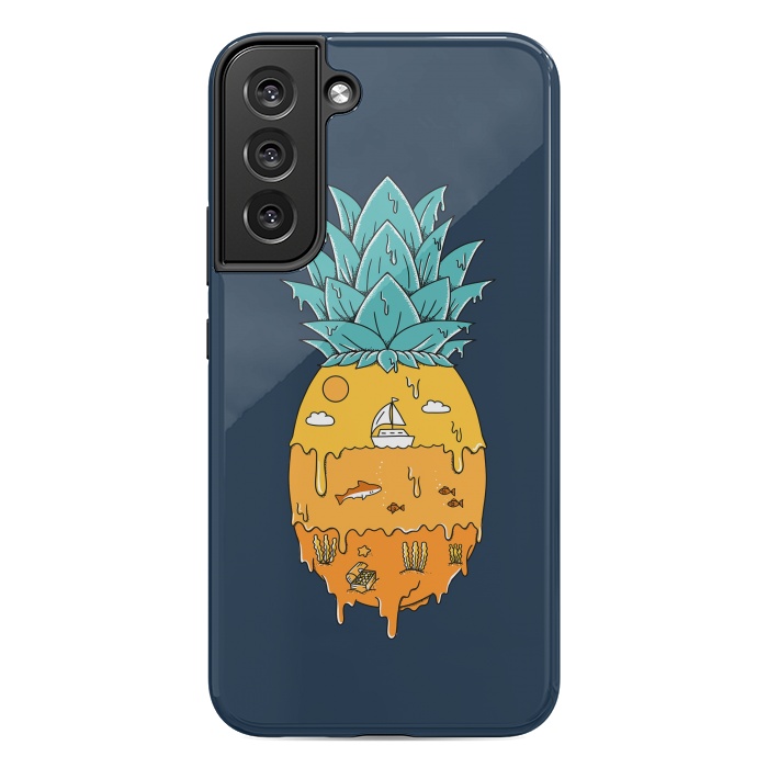 Galaxy S22 plus StrongFit Pineapple Landscape by Coffee Man