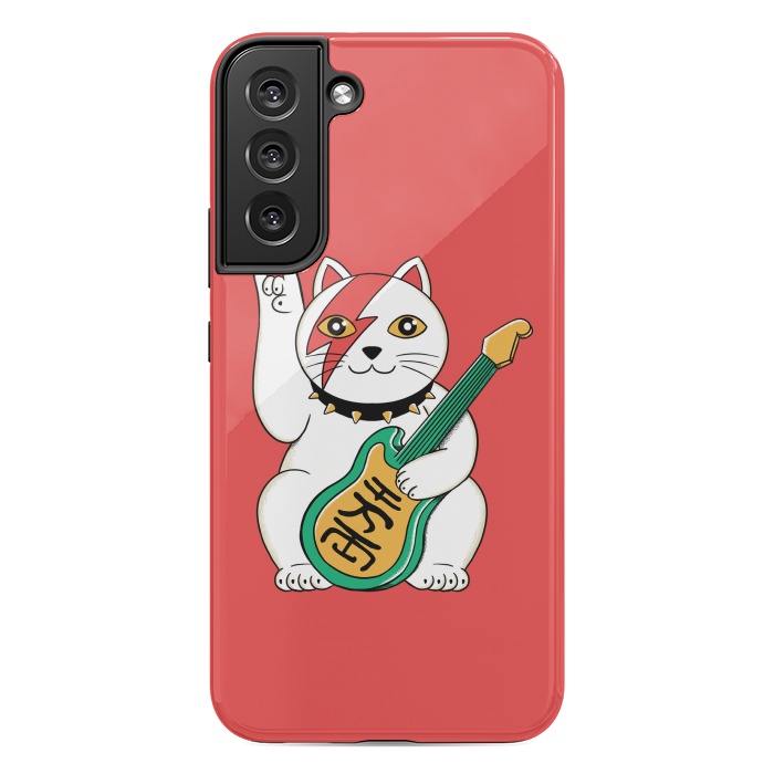 Galaxy S22 plus StrongFit Cat Lucky by Coffee Man