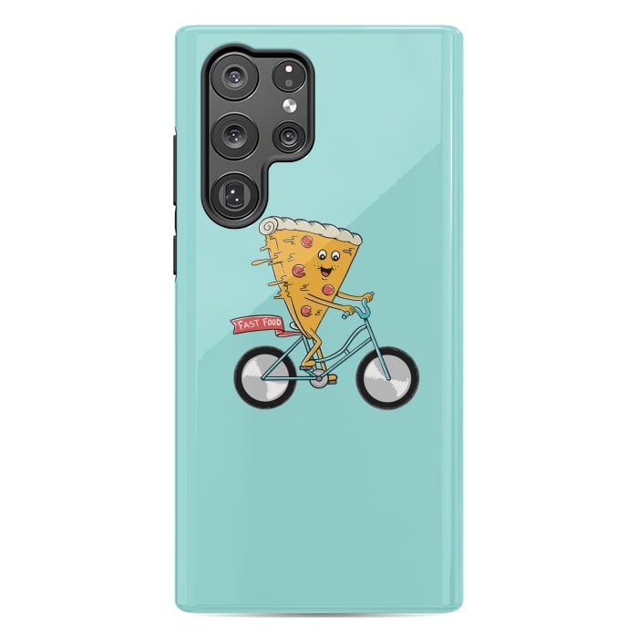 Galaxy S22 Ultra StrongFit Pizza Fast Food by Coffee Man