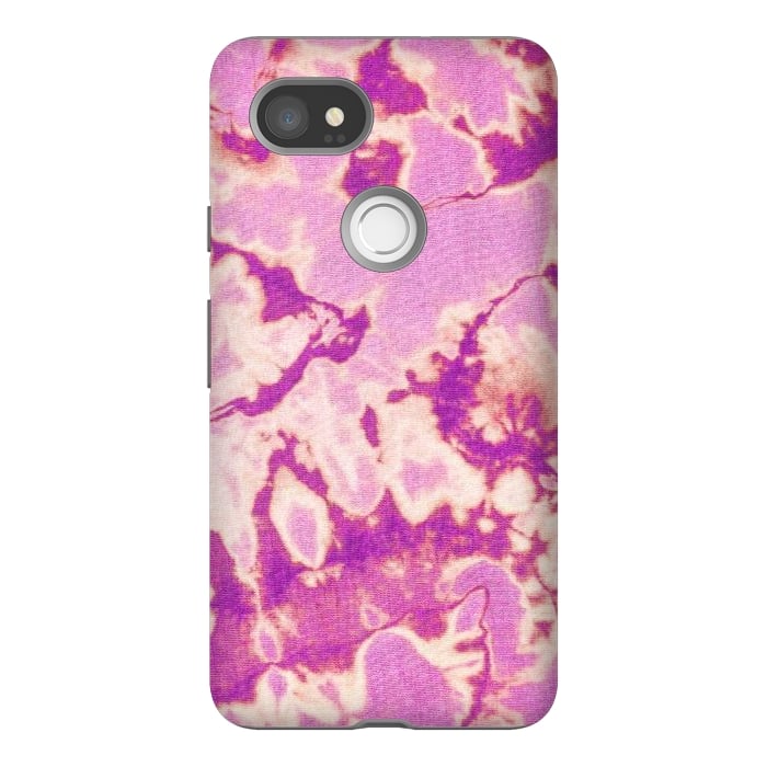 Pixel 2XL StrongFit Pink Ethnic Tie Dye by Uma Prabhakar Gokhale