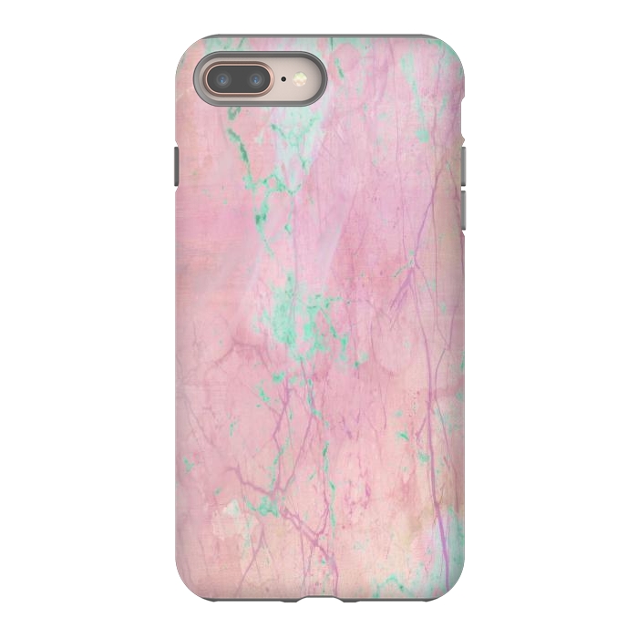 iPhone 7 plus StrongFit Pink paint marble by Martina