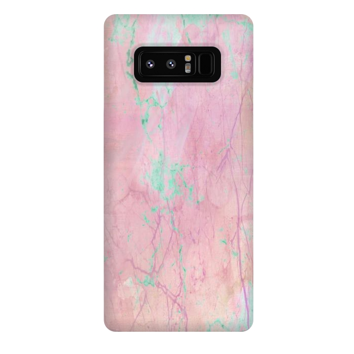 Galaxy Note 8 StrongFit Pink paint marble by Martina
