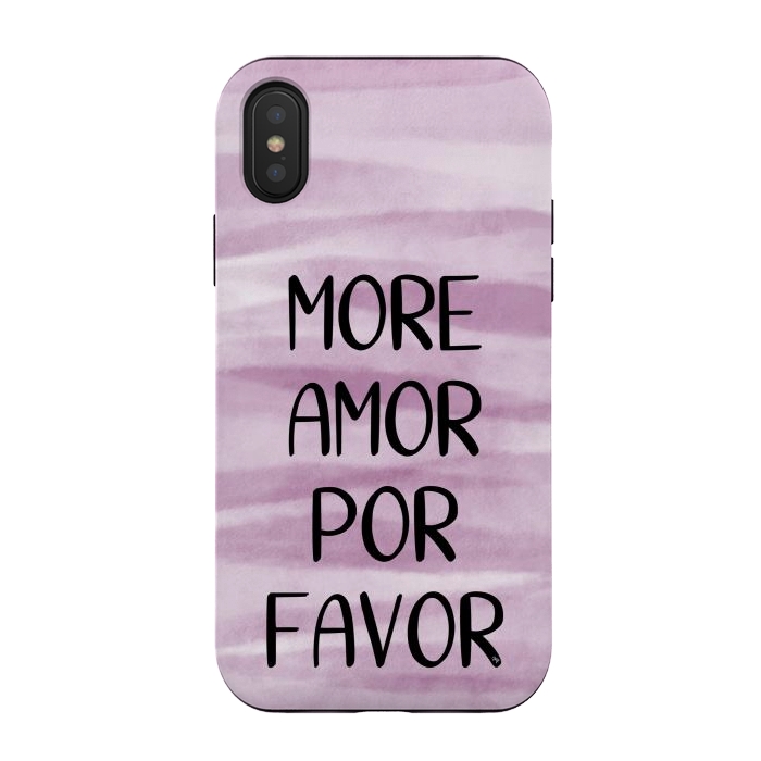 iPhone Xs / X StrongFit More Amor by Martina