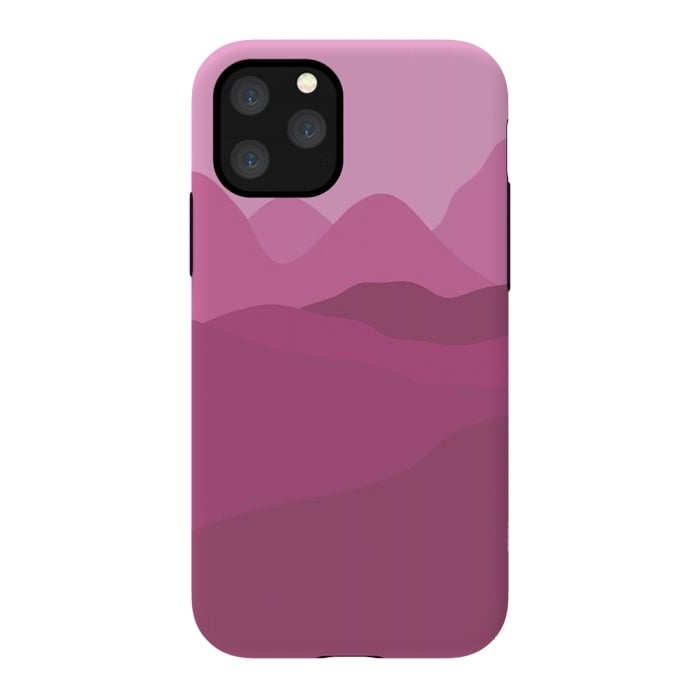 iPhone 11 Pro StrongFit Big Pink Mountains by Martina
