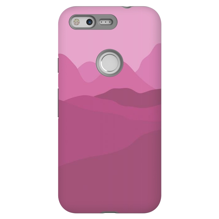 Pixel StrongFit Big Pink Mountains by Martina