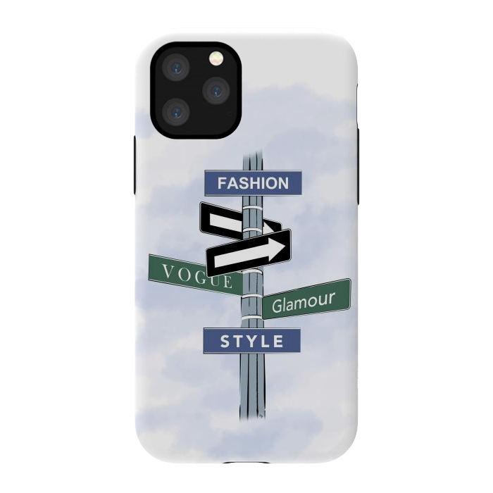 iPhone 11 Pro StrongFit Blue Fashion Sign by Martina