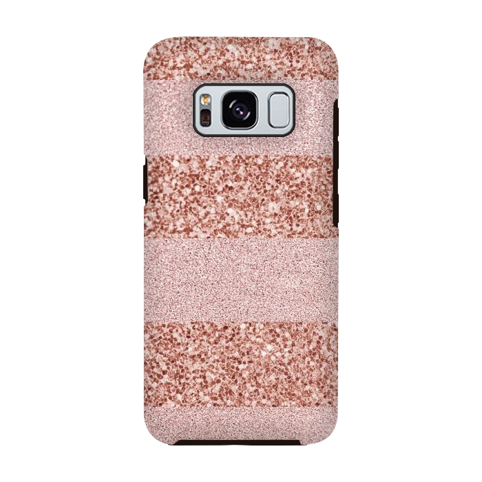 Galaxy S8 StrongFit Pink Deluxe Sparkles by Martina