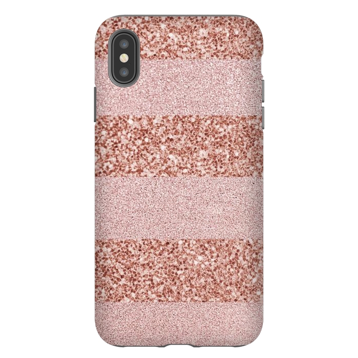 iPhone Xs Max StrongFit Pink Deluxe Sparkles by Martina