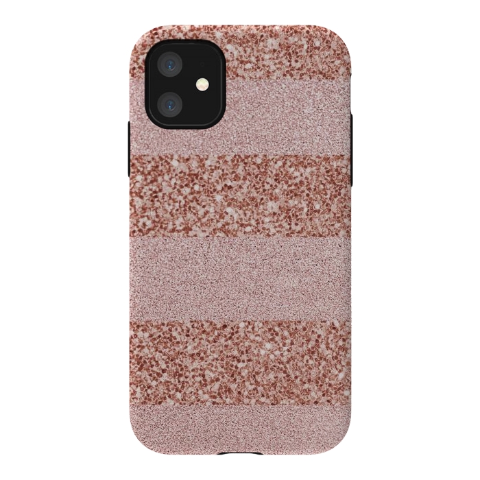 iPhone 11 StrongFit Pink Deluxe Sparkles by Martina