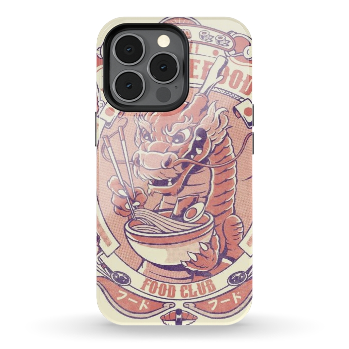 iPhone 13 pro StrongFit Japanese Food Club by Ilustrata