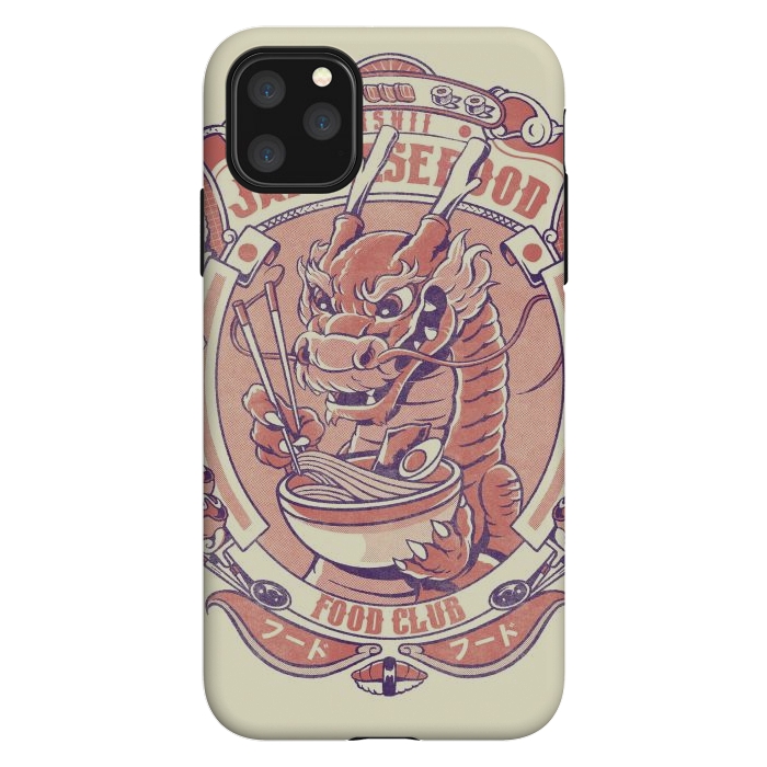 iPhone 11 Pro Max StrongFit Japanese Food Club by Ilustrata