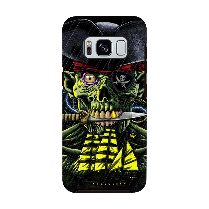 Galaxy S8 StrongFit Zombie Pirate  by Alberto