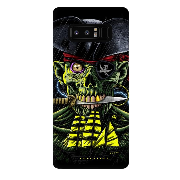 Galaxy Note 8 StrongFit Zombie Pirate  by Alberto