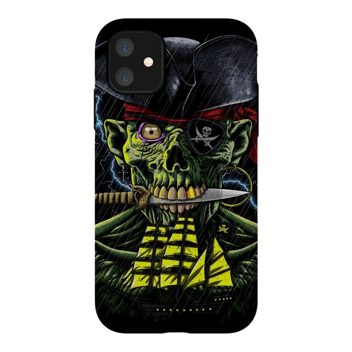iPhone 11 StrongFit Zombie Pirate  by Alberto