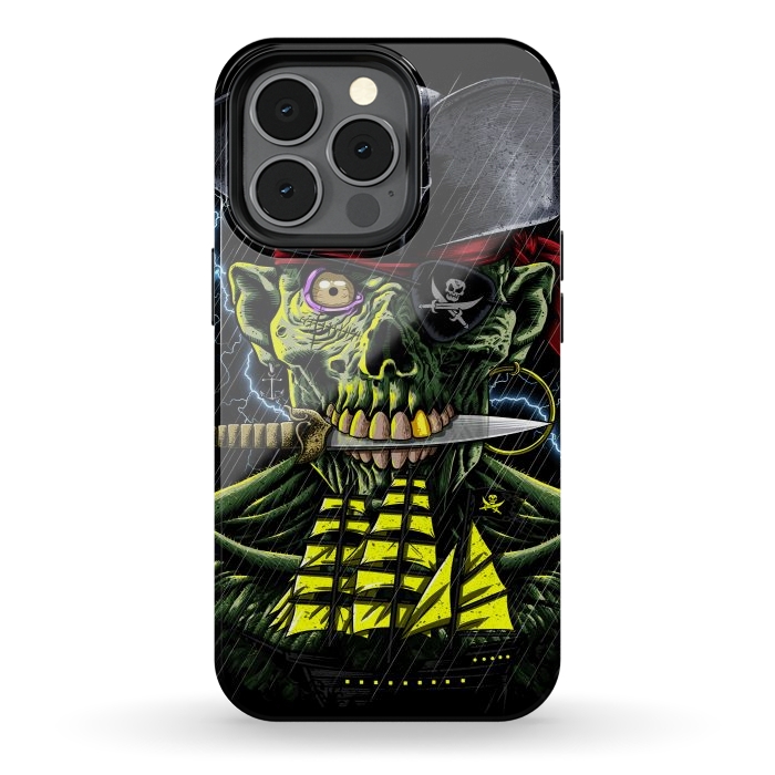 iPhone 13 pro StrongFit Zombie Pirate  by Alberto